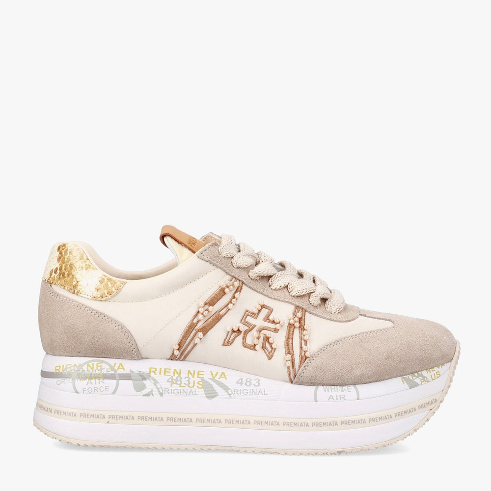 Premiata Bej Beth 7375 Kadın Sneaker