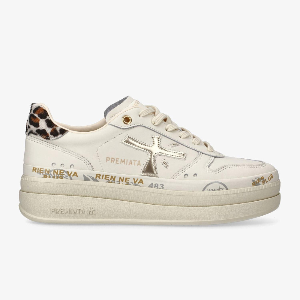 Premiata Bej Micol 7441 Kadın Sneaker