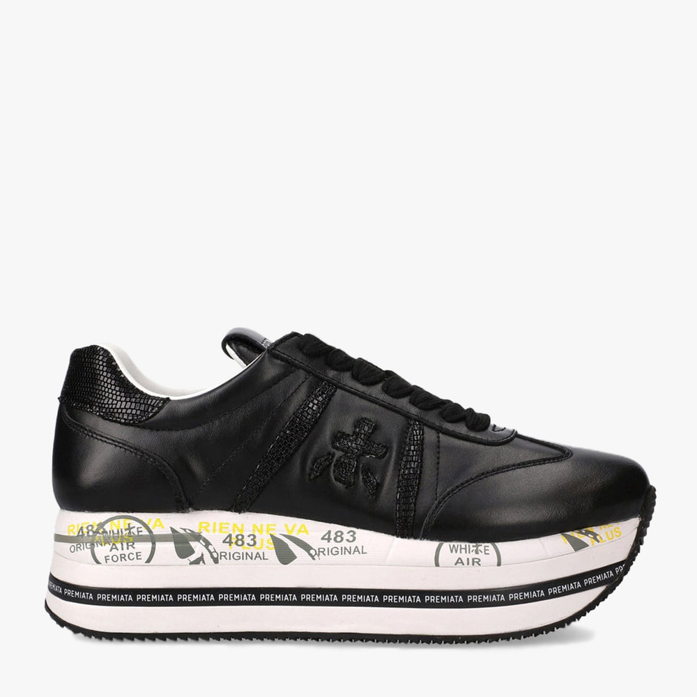 Premiata Siyah Beth 7107 Kadın Sneaker