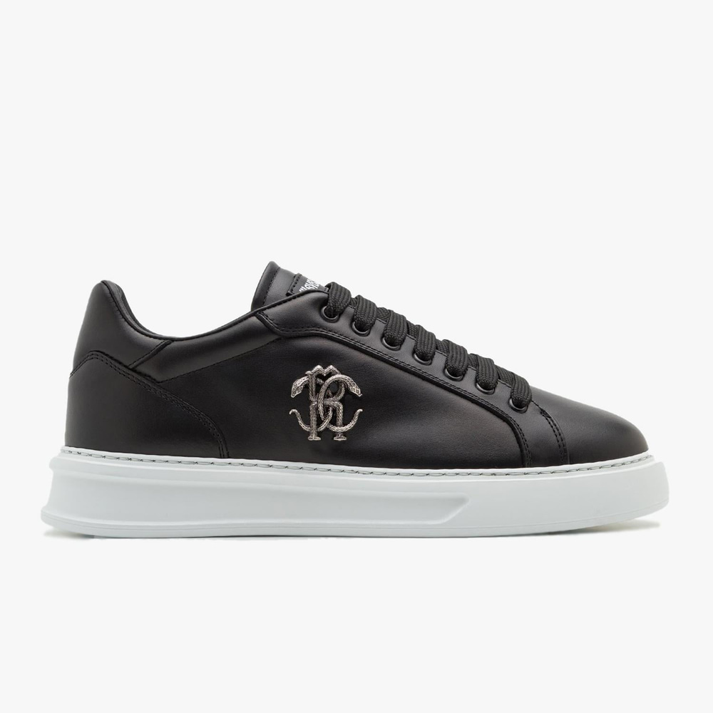 ROBERTO CAVALLI SIYAH DERİ ERKEK SNEAKER