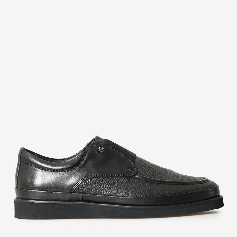 Siyah Deri Erkek Loafer