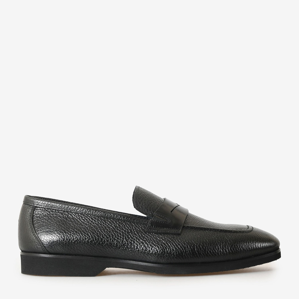 Siyah Deri Erkek Loafer