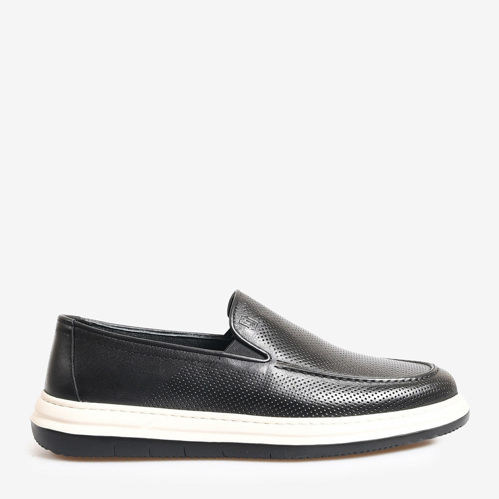 Siyah Deri Erkek Loafer