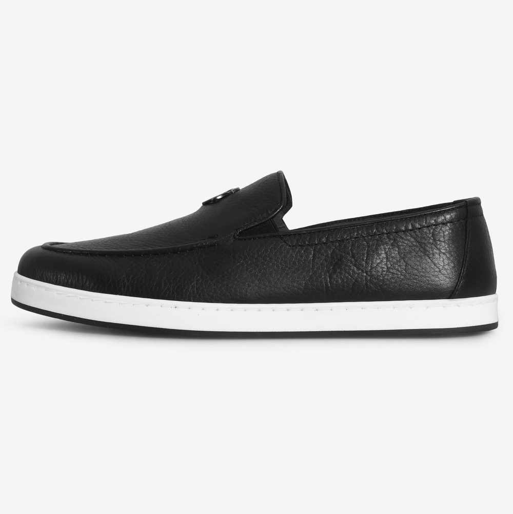 Siyah Deri Erkek Loafer