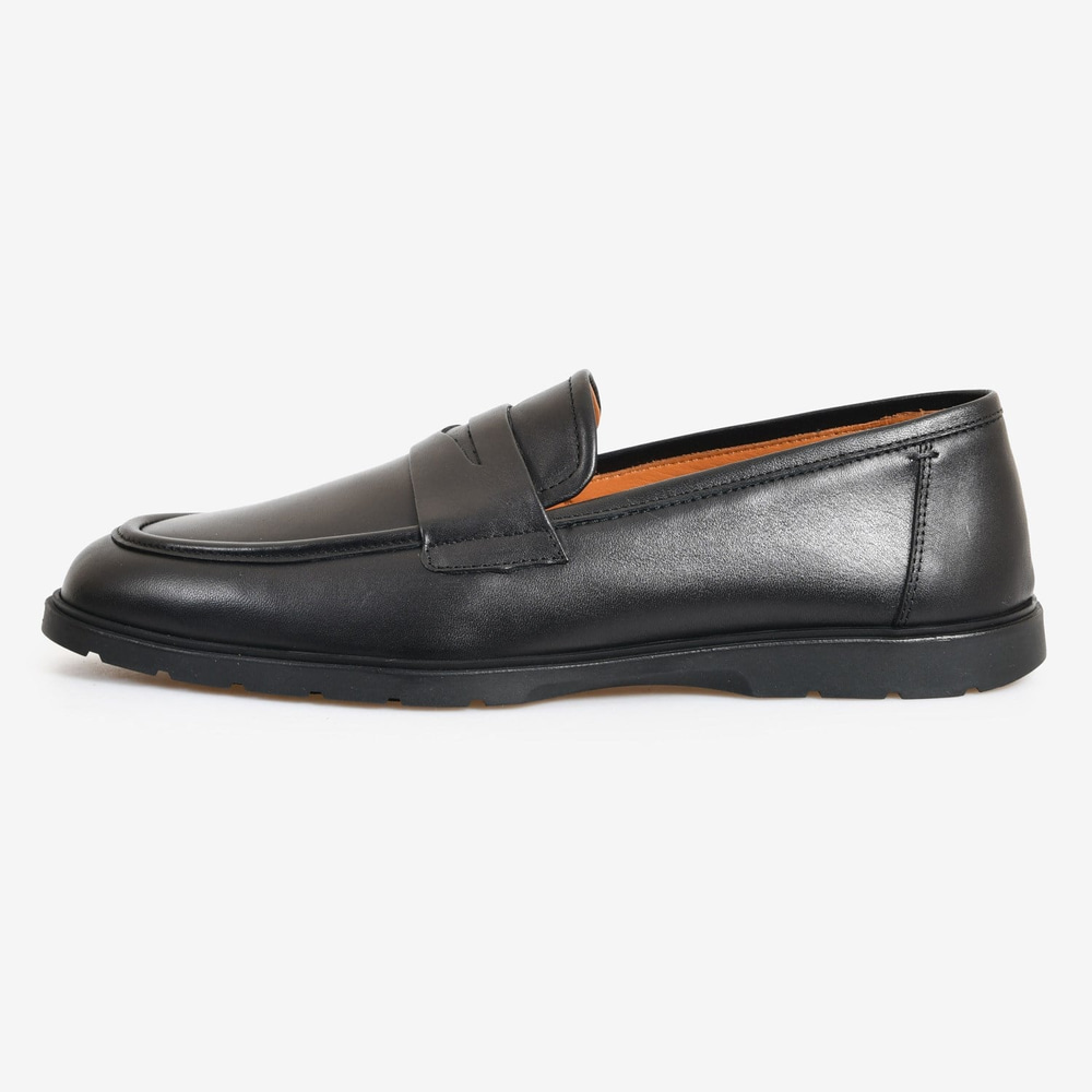 Siyah Deri Erkek Loafer