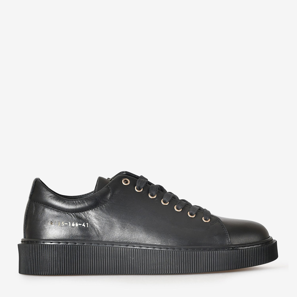 Siyah Deri Erkek Sneaker
