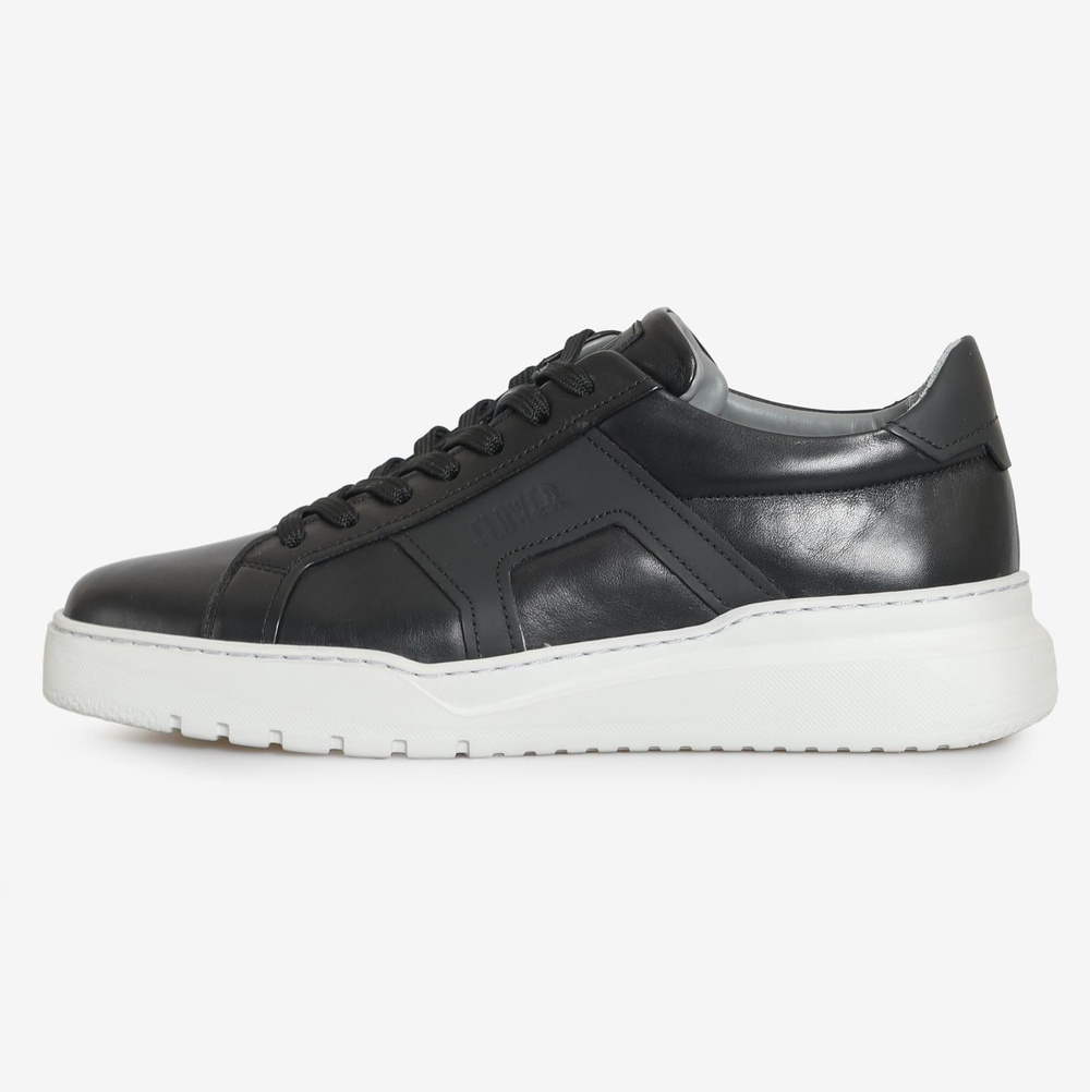 Siyah Deri Erkek Sneaker
