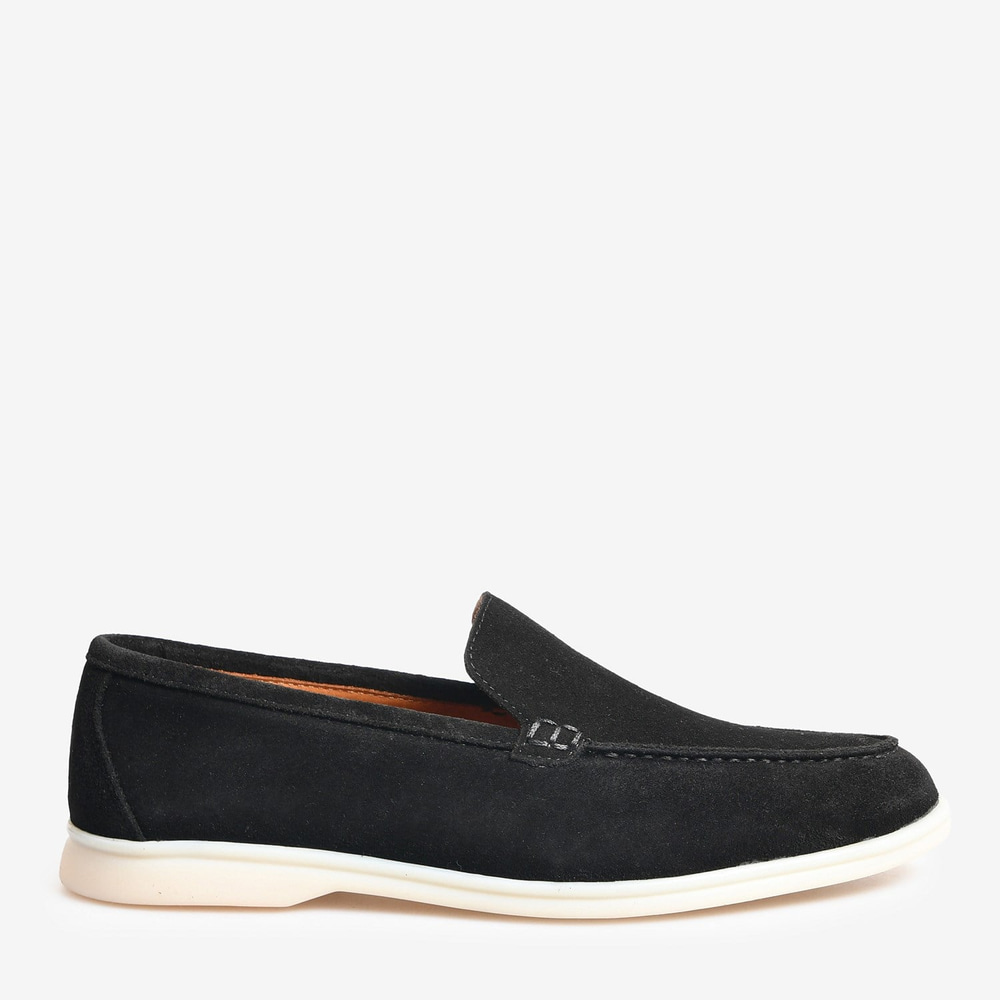 Siyah Süet Erkek Loafer