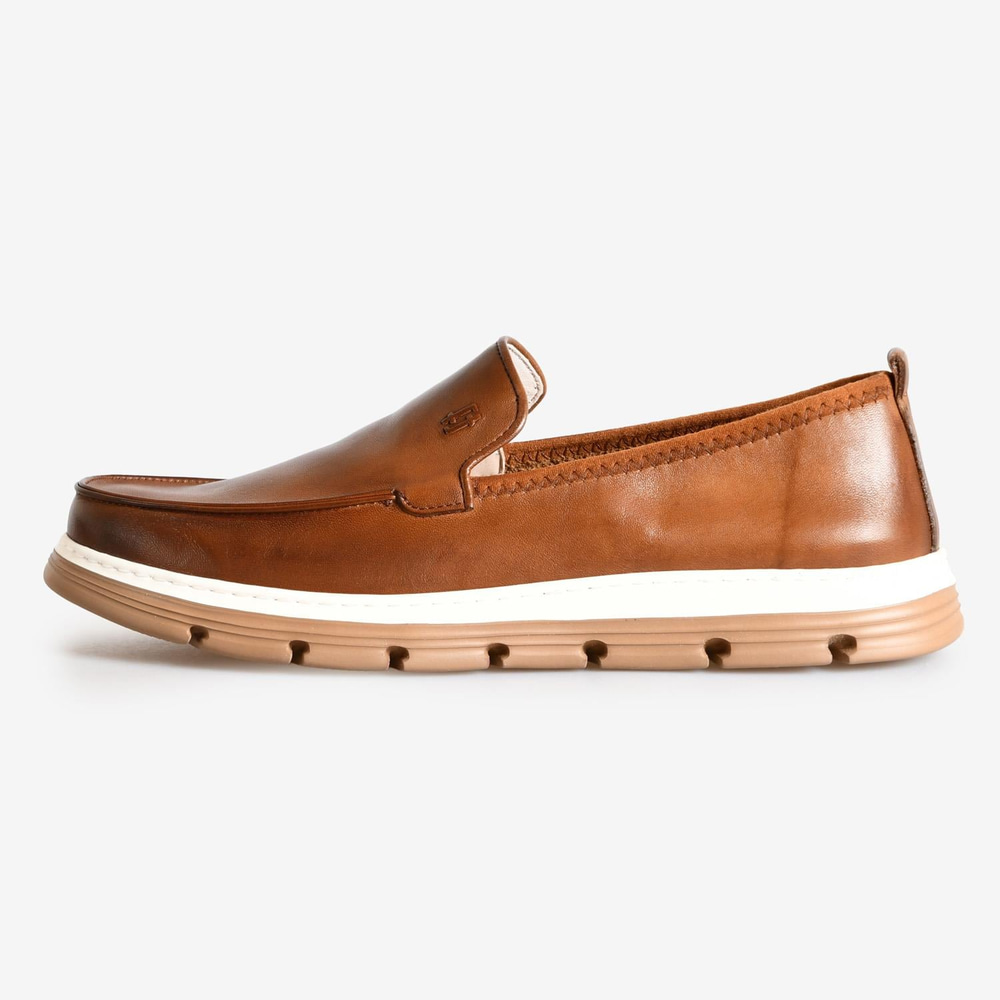 Taba Deri Erkek Loafer