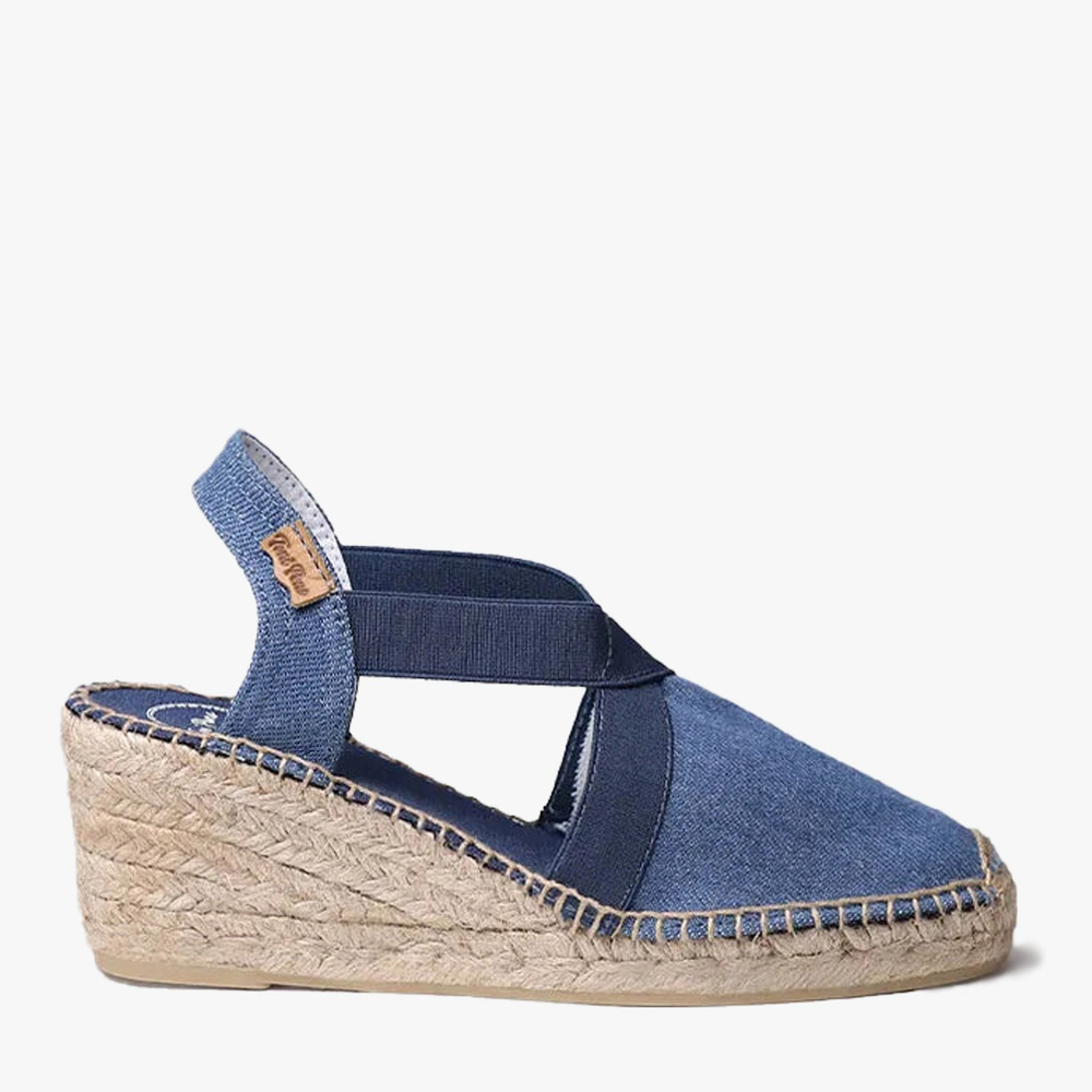 Toni Pons Mavi Ter Vegan Espadril Kadın Sandalet
