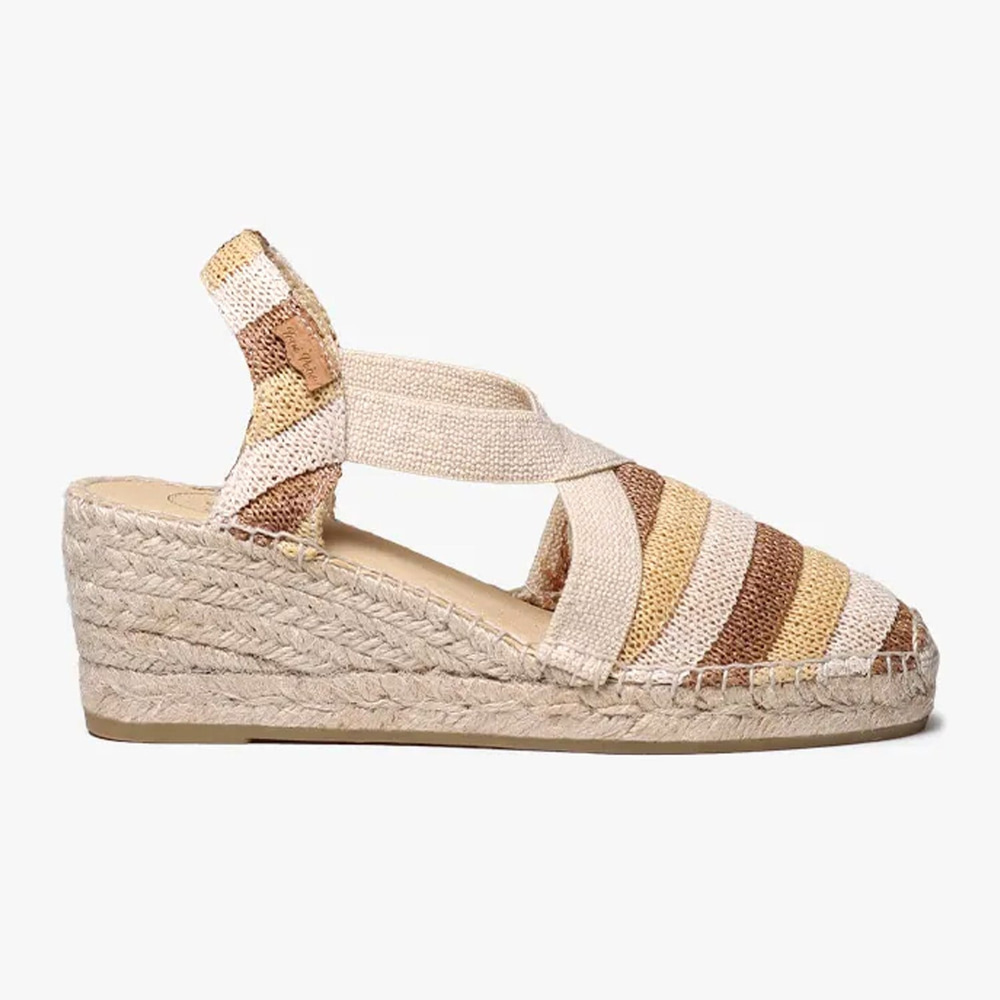 Toni Pons Terra-Ab Bej Espadril Kadın Sandalet