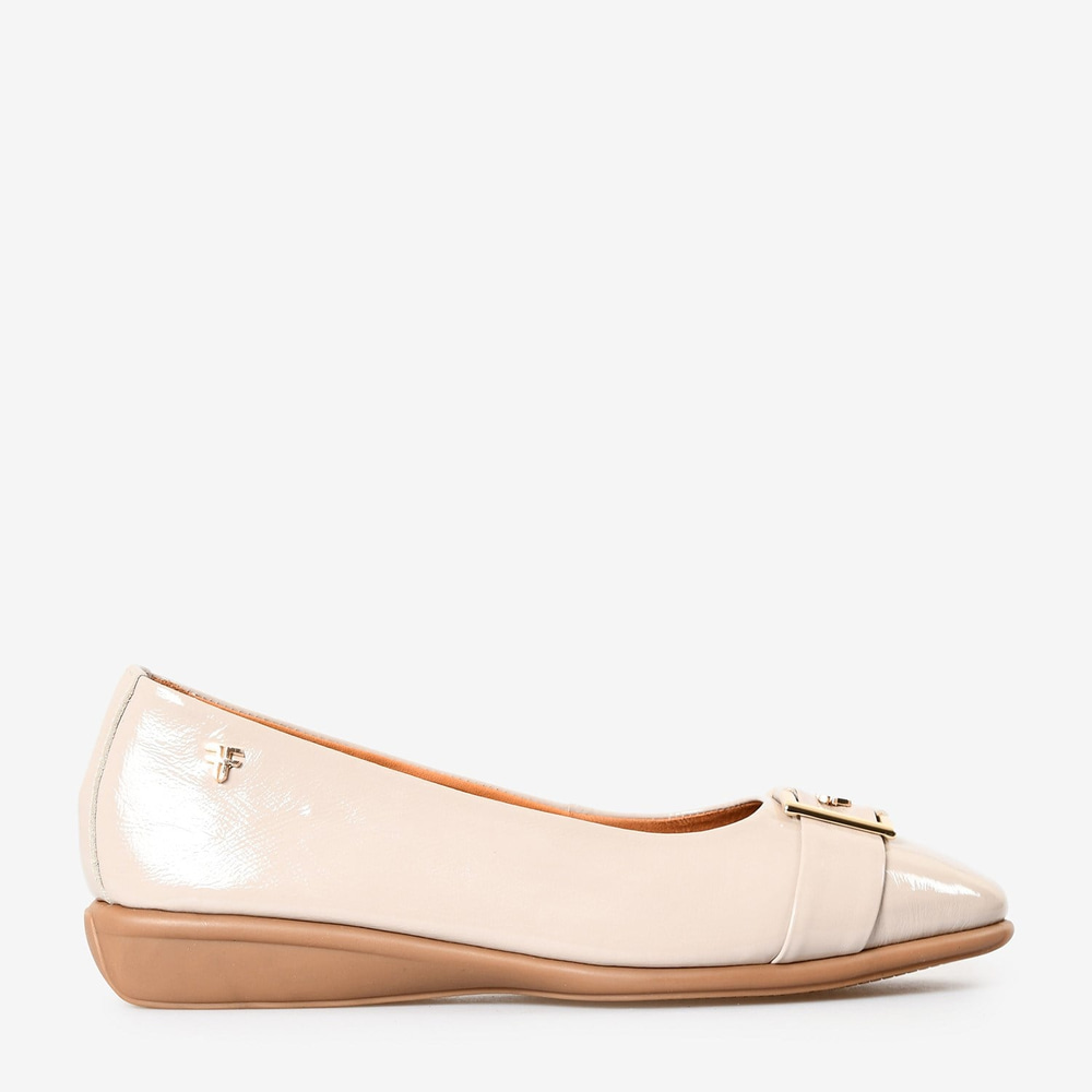 Vizon Rugan Logo Detaylı Kadın Loafer