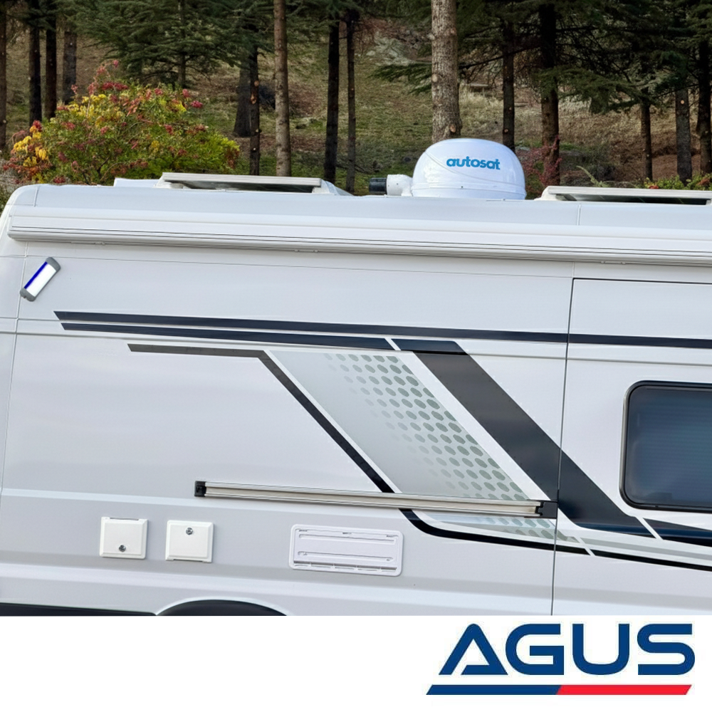 Autosat SMA30 Karavan & Tekne Uydu Anteni - 3 Çıkışlı