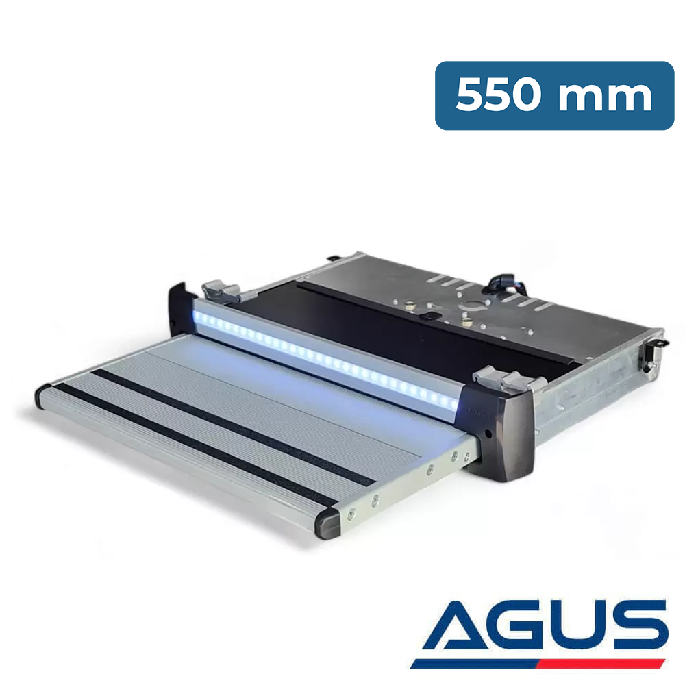 Bustronic Pickpath 550 mm. - 12V Ducato Boxer Jumper Işıklı Karavan Basamağı
