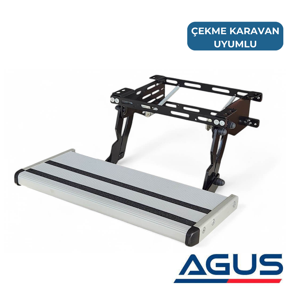 Bustronic Pickpath Çekme Manuel - Katlanır Karavan Basamağı 455mm