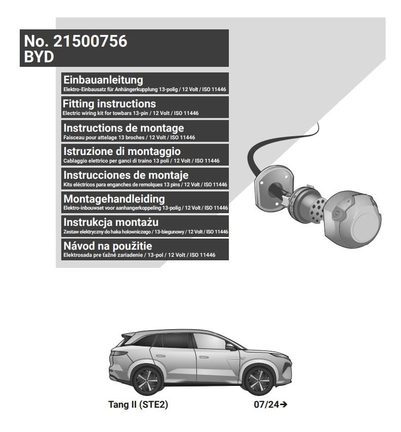 BYD Tang 2024- Römork Tesisatı 13P