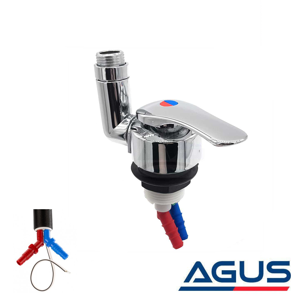 Ceramik Twist AT Krom Sıcak/Soğuk Musluk Micro-Switch