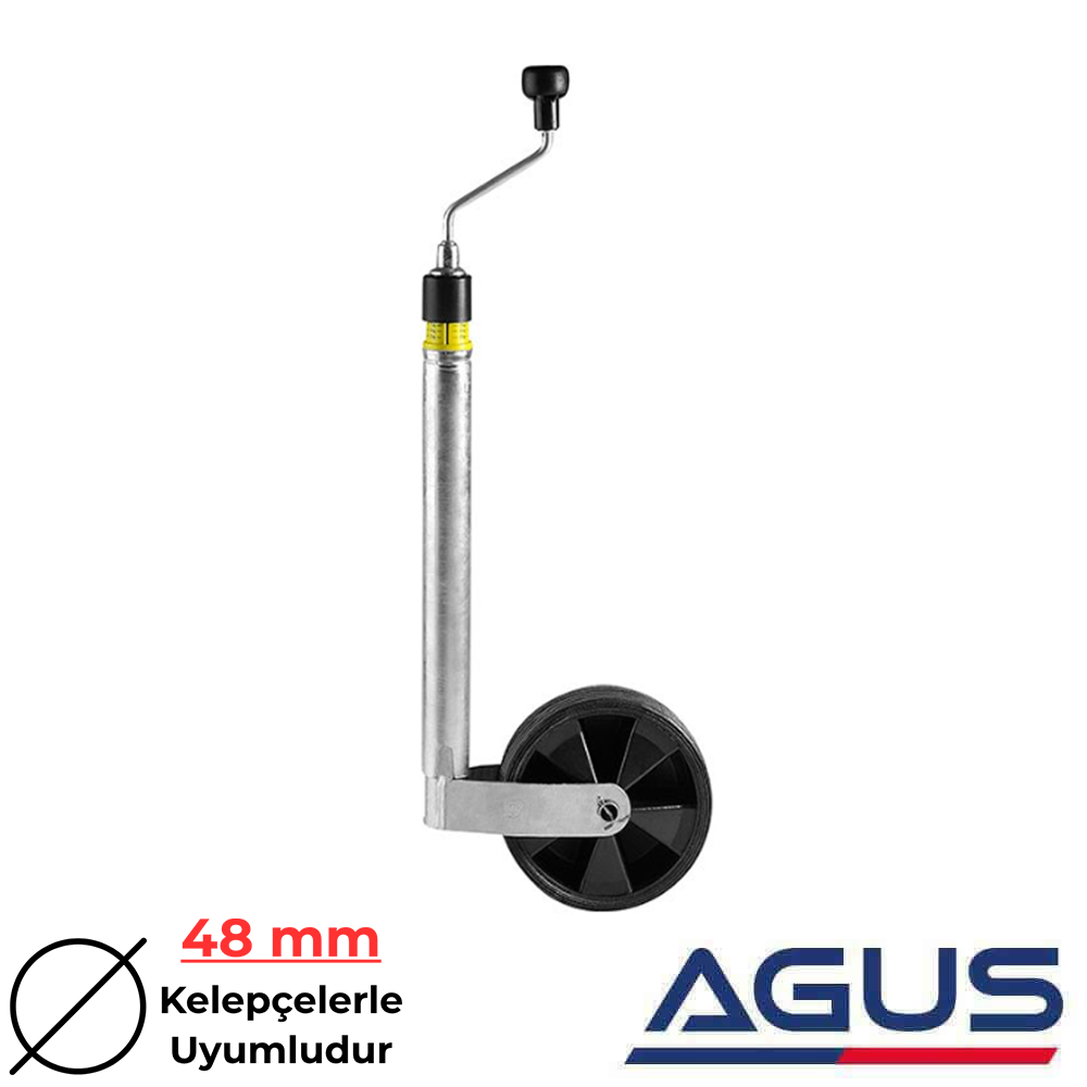 Knott 150 kg 48 mm Krikolu Ön Destek Tekeri Kilo Ölçerli