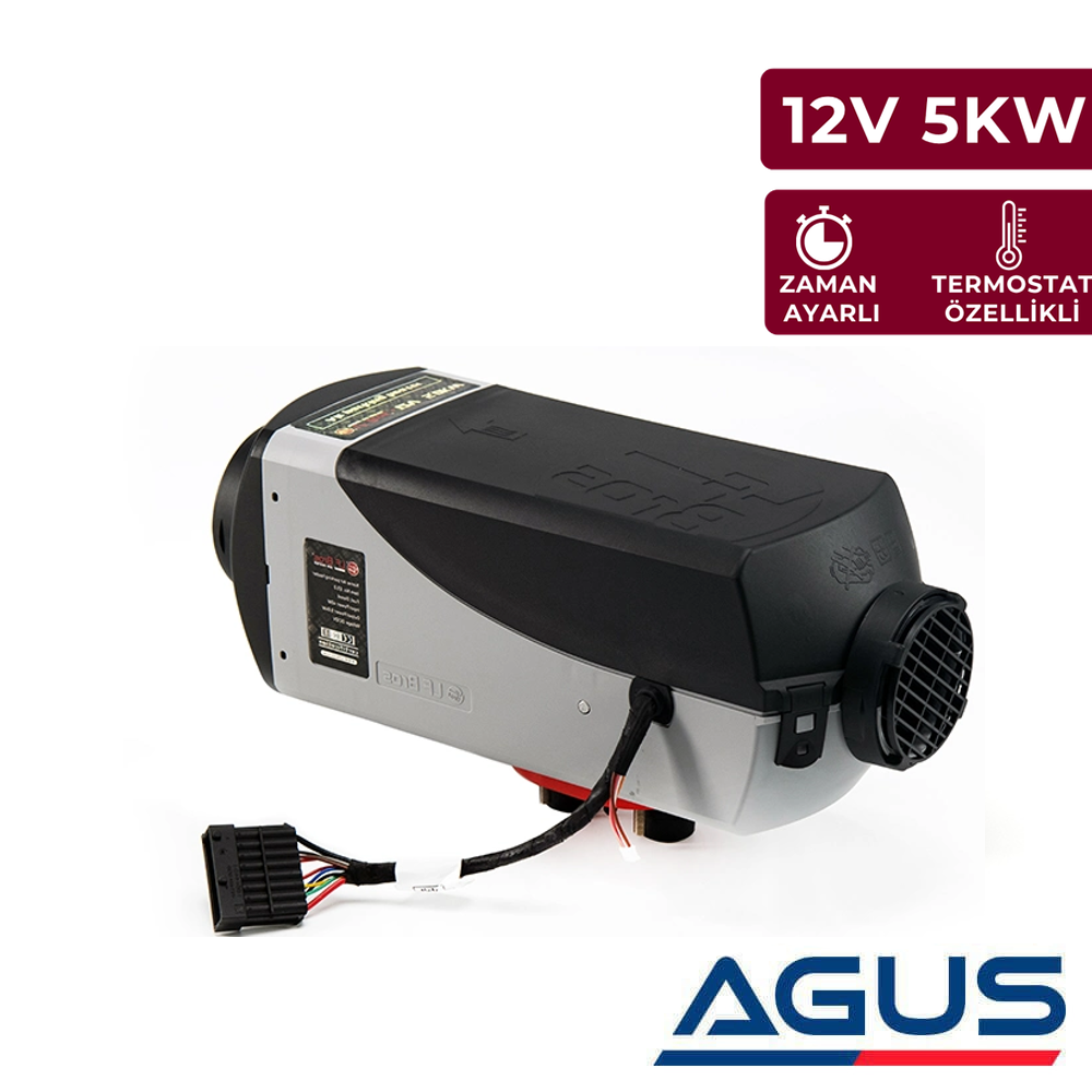LF-Bros 12V 5KW Termostat Özellikli ELİTE Dizel Isıtıcı