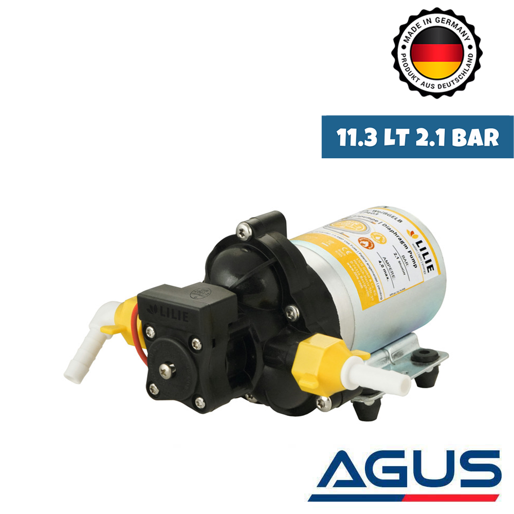 Lilie Karavan & Tekne Hidrofor Pompası 12V 11.3 Litre 2.1 Bar