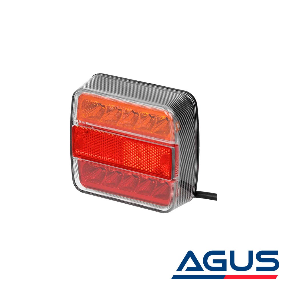 Mıknatıslı Led Römork Stop Lambası Seti 7 Pin Soketli 12v