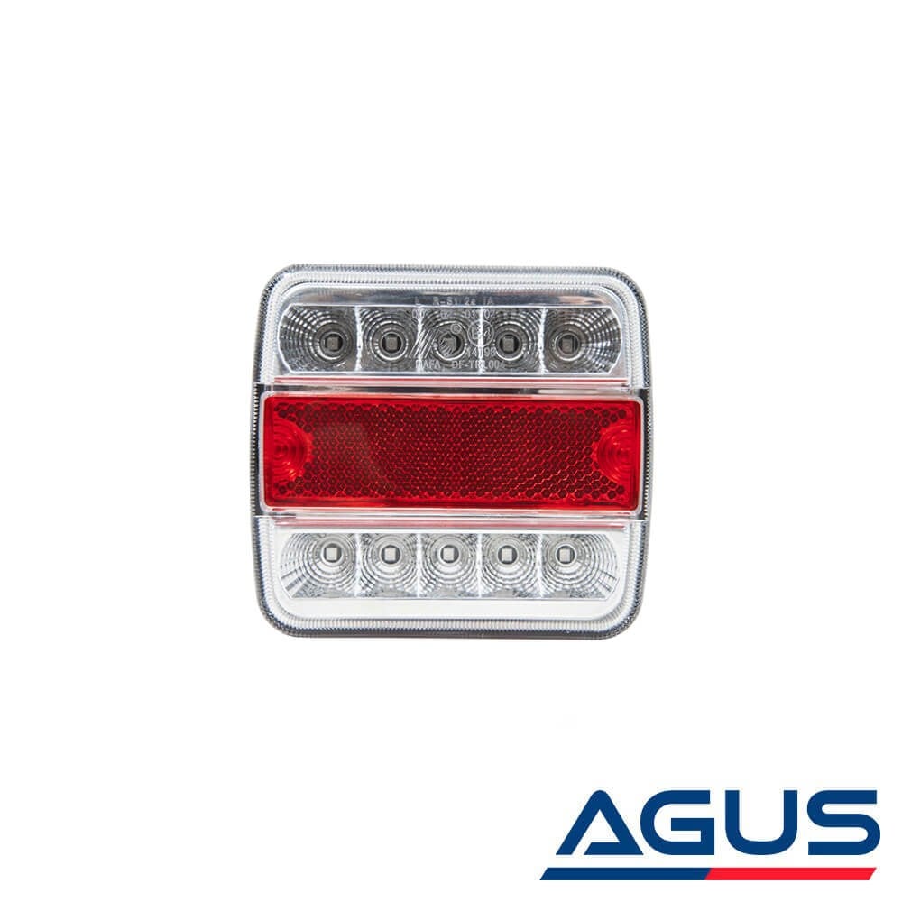 Römork ve Karavan Led Stop Lambası 12 Volt Kare