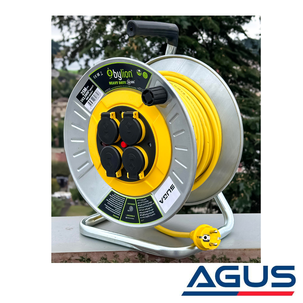 Suga IP44 Kablolu Makara 25 metre 3x2.5