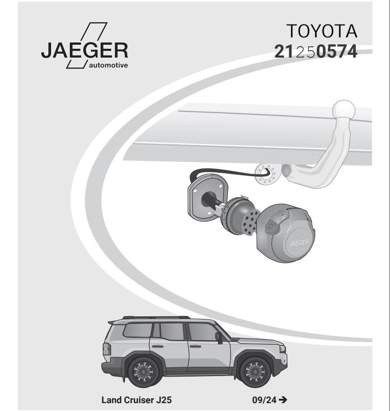 TOYOTA Landcruiser Römork Tesisatı 2024- J250