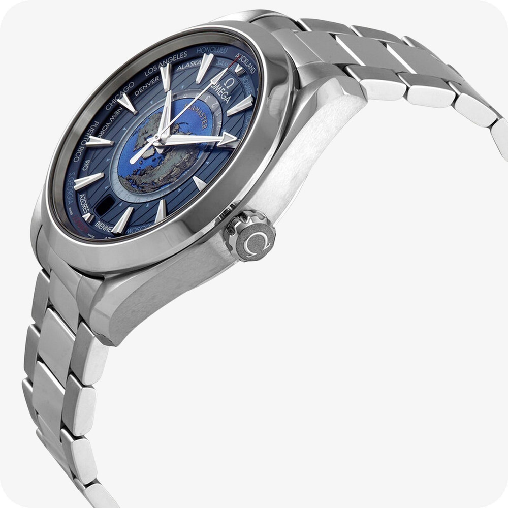 Omega Seamaster AQUA TERRA 150M CO-AXIAL MASTER CHRONOMETER GMT WORLDTIMER
