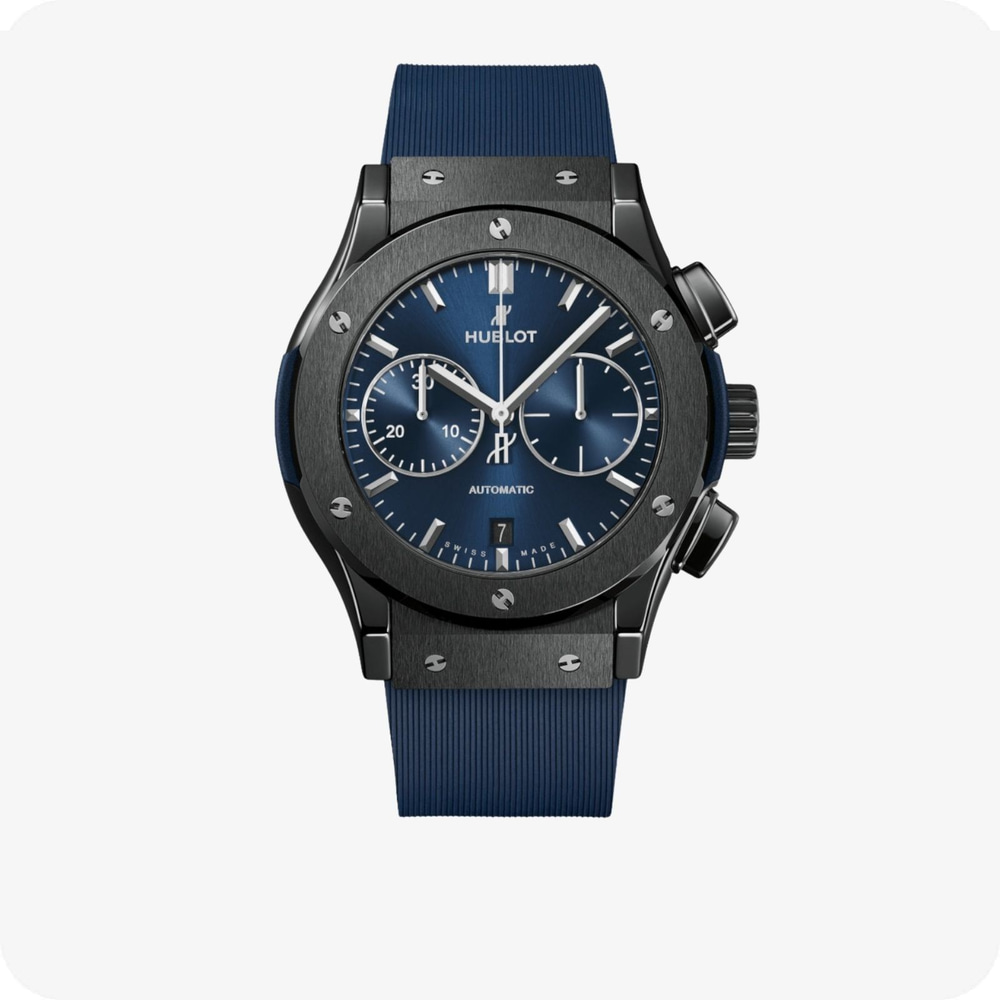 Hublot Classic Fusion Ceramic Blue Chronograph