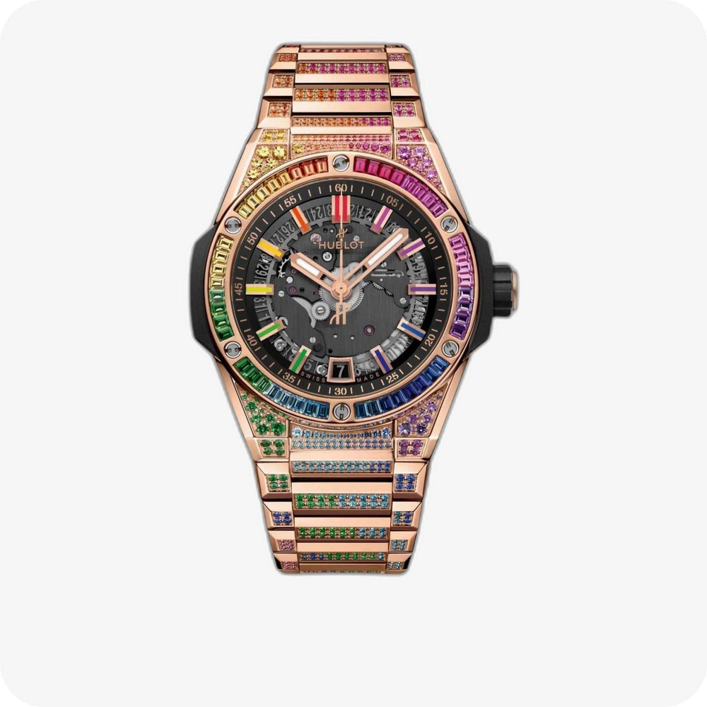 Hublot Big Bang Integrated Time Only King Gold Rainbow
