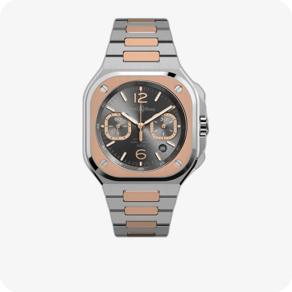 Bell & Ross Urban BR-05 Chrono Grey Steel & Gold
