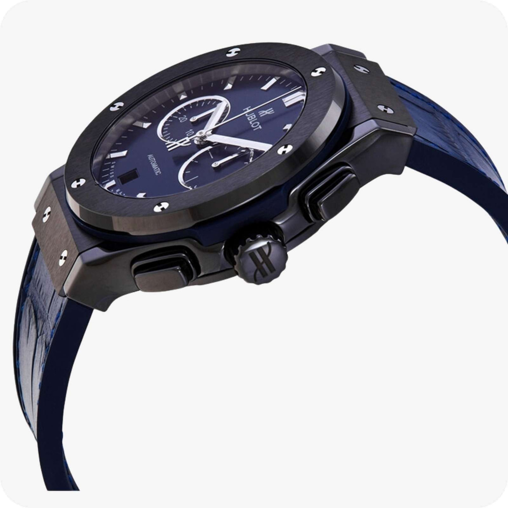 Hublot Classic Fusion Ceramic Blue Chronograph