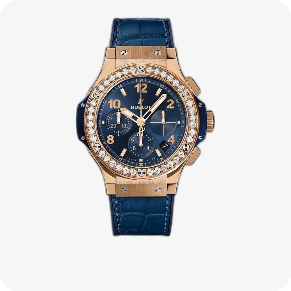 Hublot Big Bang Gold Blue Diamonds