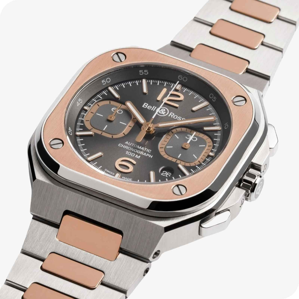 Bell & Ross Urban BR-05 Chrono Grey Steel & Gold