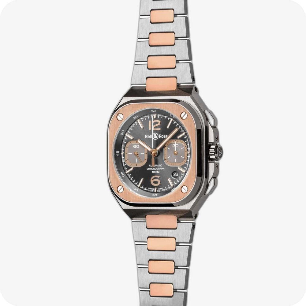 Bell & Ross Urban BR-05 Chrono Grey Steel & Gold