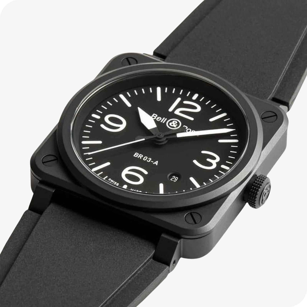Bell & Ross Instruments BR 03 AUTO BLACK MATTE CERAMIC
