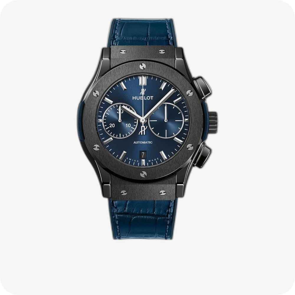 Hublot Classic Fusion Ceramic Blue Chronograph