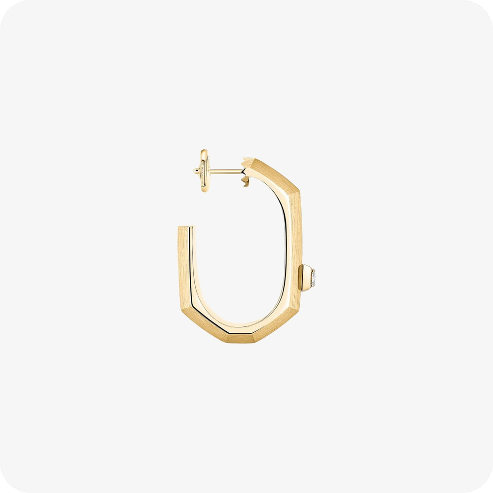 Messika MODERNISTE GOLD AND DIAMOND SINGLE EARRING