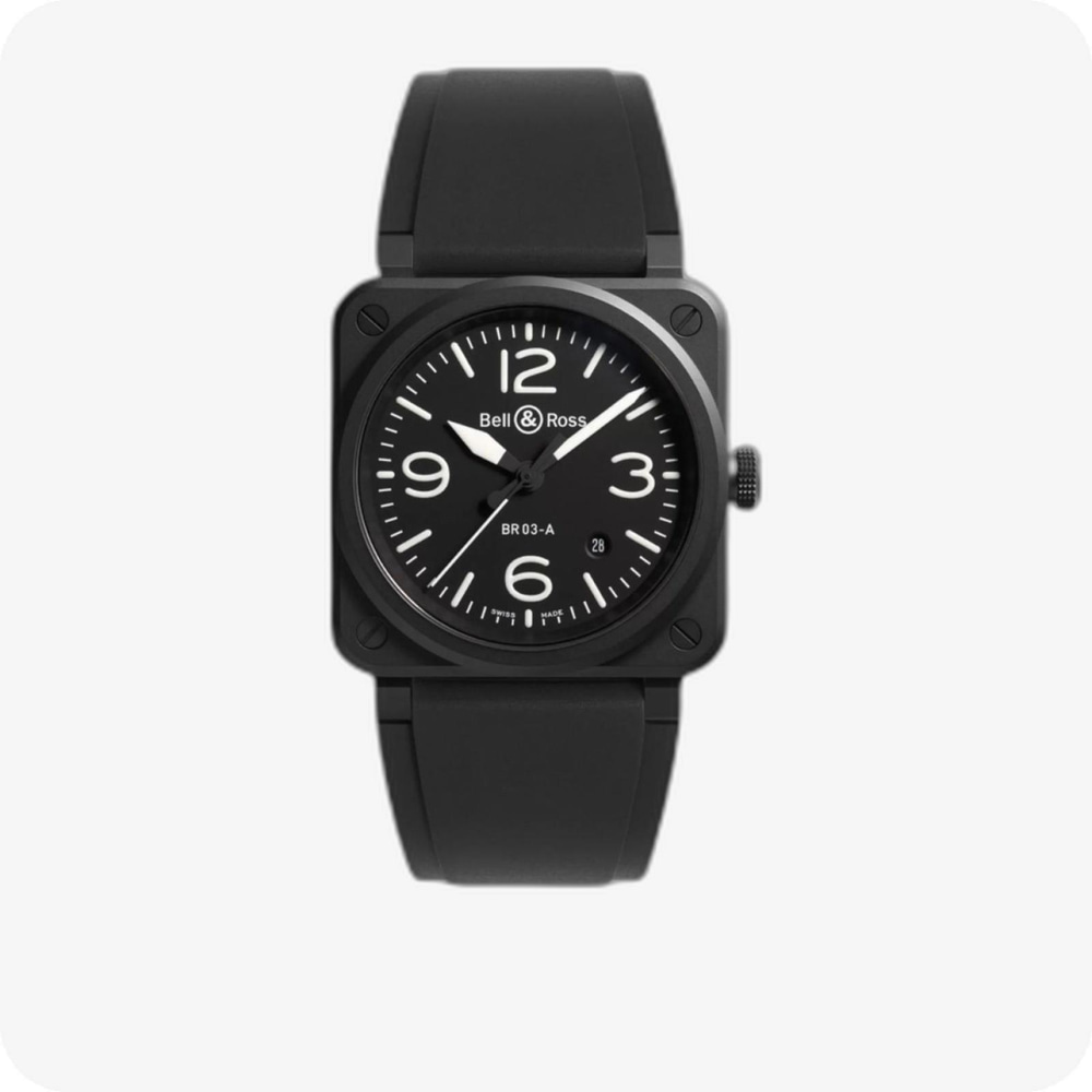Bell & Ross Instruments BR 03 AUTO BLACK MATTE CERAMIC