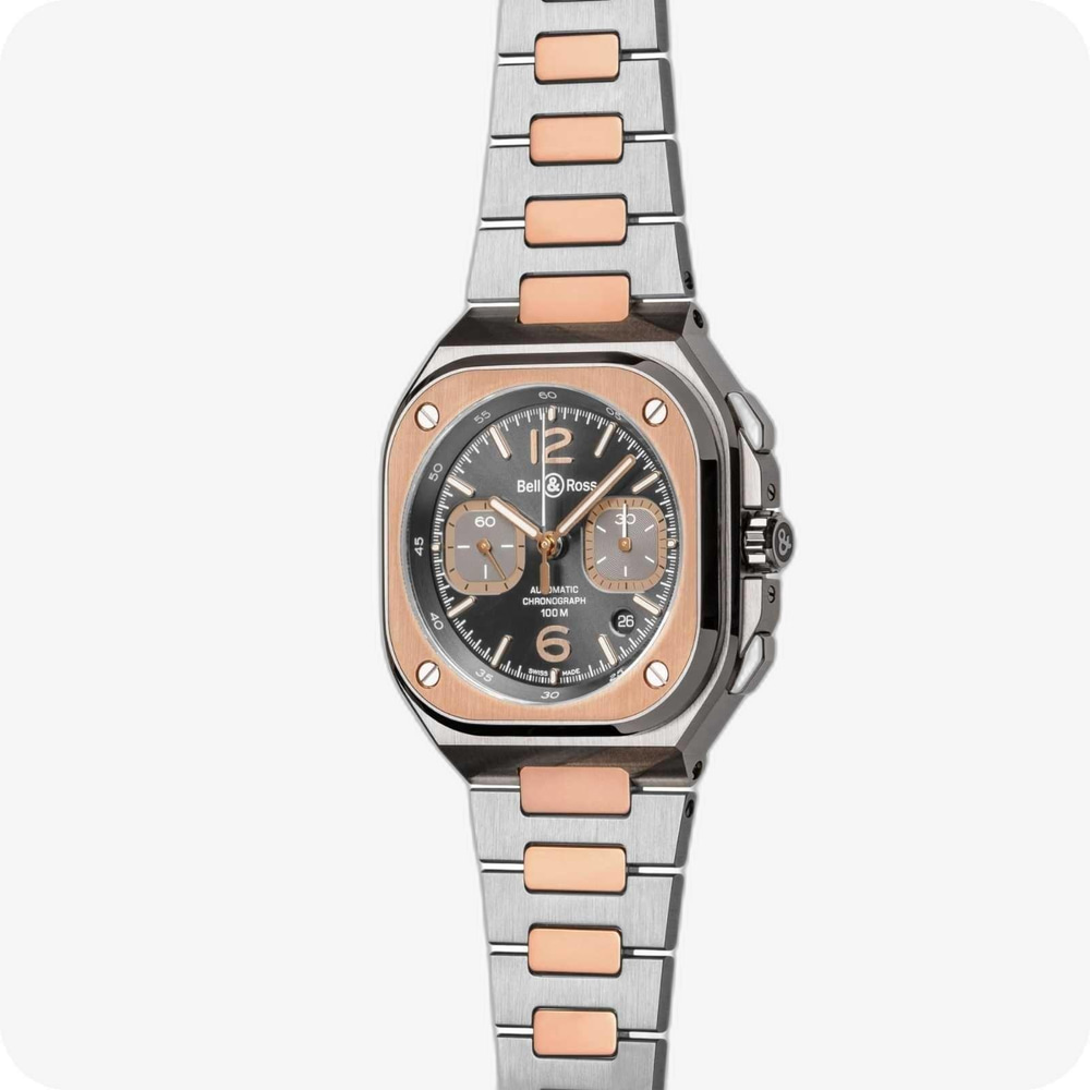 Bell & Ross Urban BR-05 Chrono Grey Steel & Gold