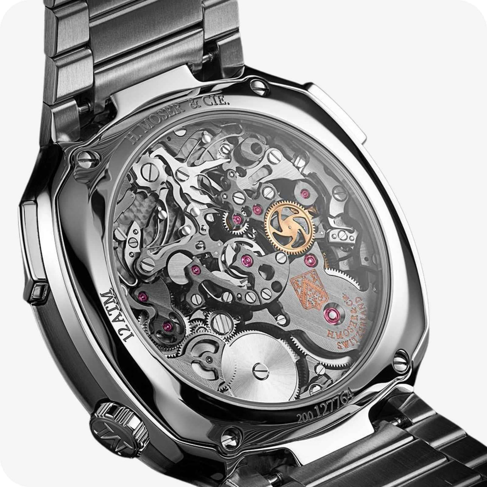 H. Moser & Cie Streamliner Flyback Chronograph Funky Blue Fumé