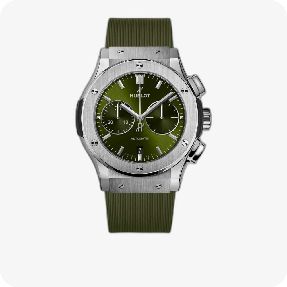 Hublot Classic Fusion Chronograph Titanium Green