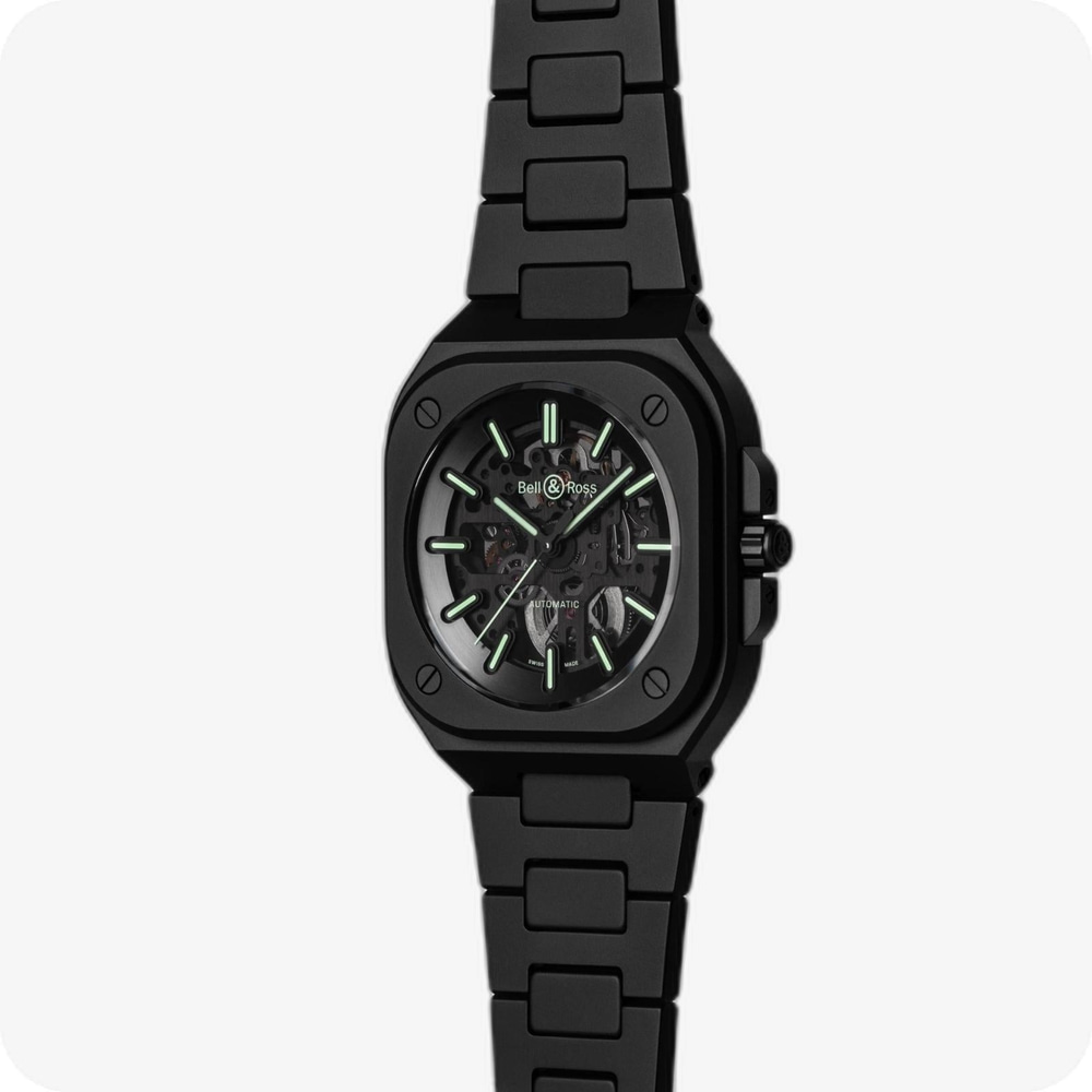Bell & Ross Urban BR-05 Skeleton Black Lum Ceramic