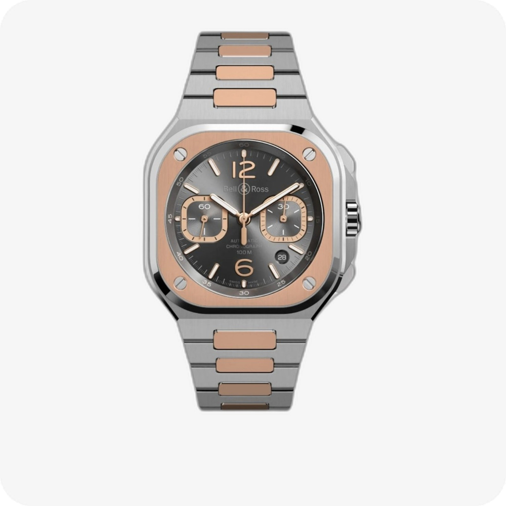 Bell & Ross Urban BR-05 Chrono Grey Steel & Gold