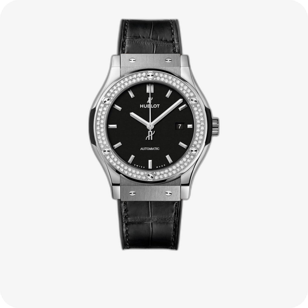 Hublot Classic Fusion Titanyum Diamonds