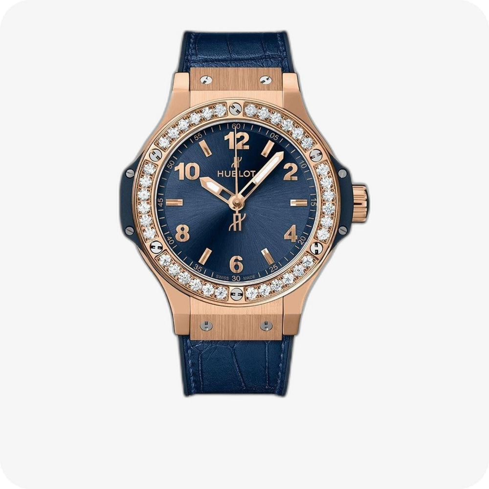 Hublot Big Bang Gold Blue Diamonds