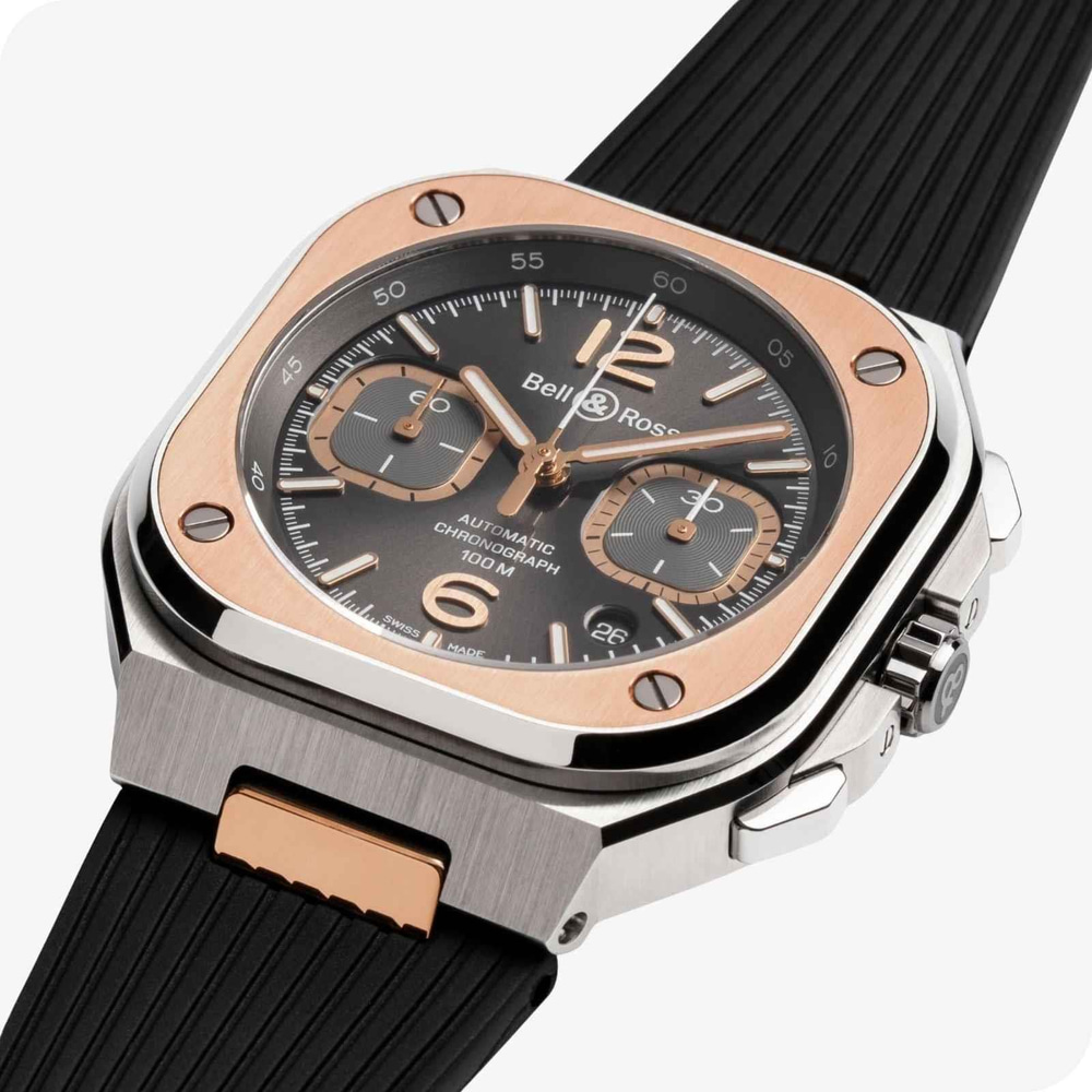 Bell & Ross Urban BR-05 Chrono Grey Steel & Gold
