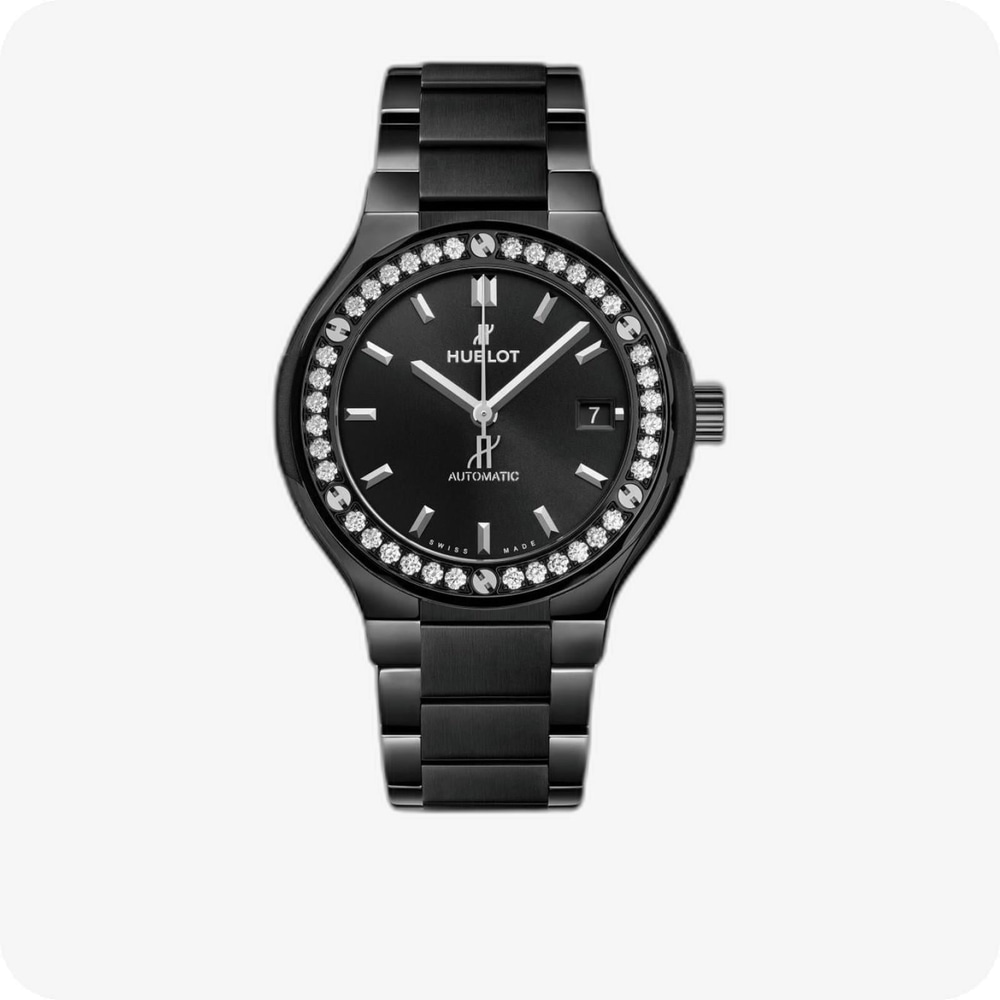 Hublot Classic Fusion Black Magic Bracelet Diamonds