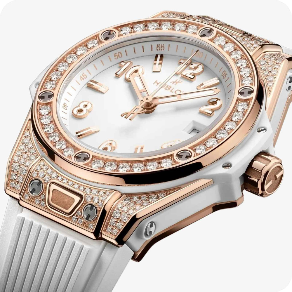 Hublot Big Bang One Click King Gold White Pavé